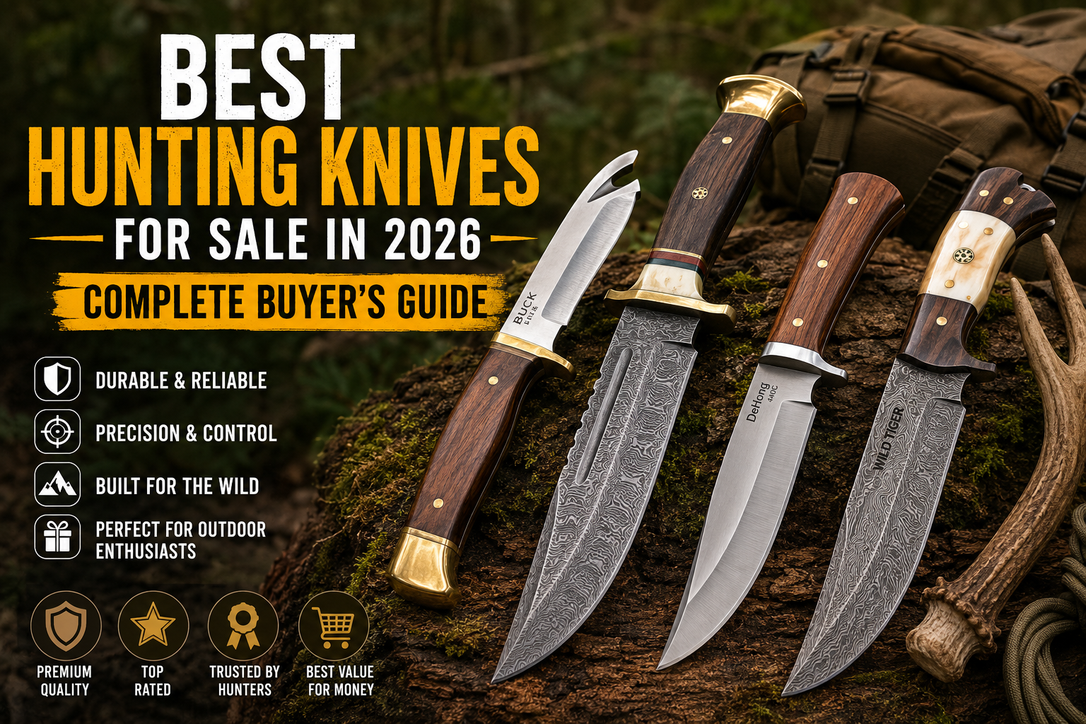 Best Hunting Knives for Sale in 2026: Complete Buyer's Guide