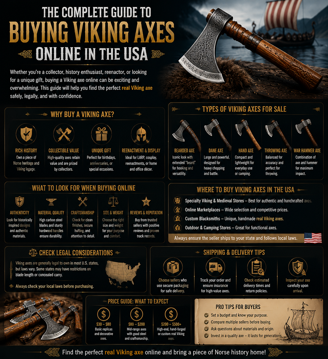 The Complete Guide to Buying Viking Axes Online in the USA