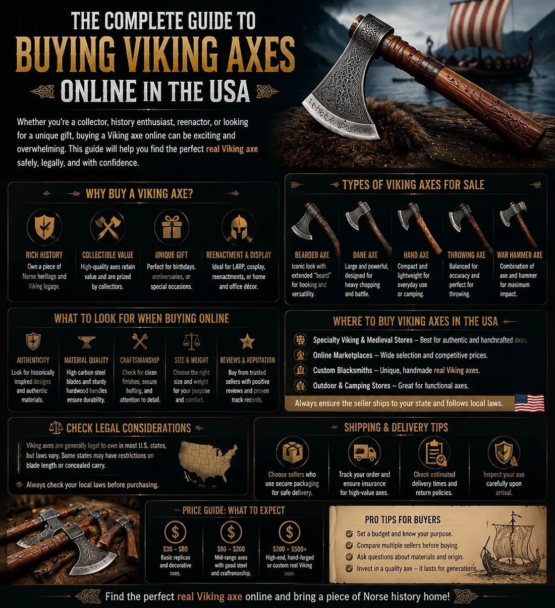 The Complete Guide to Buying Viking Axes Online in the USA