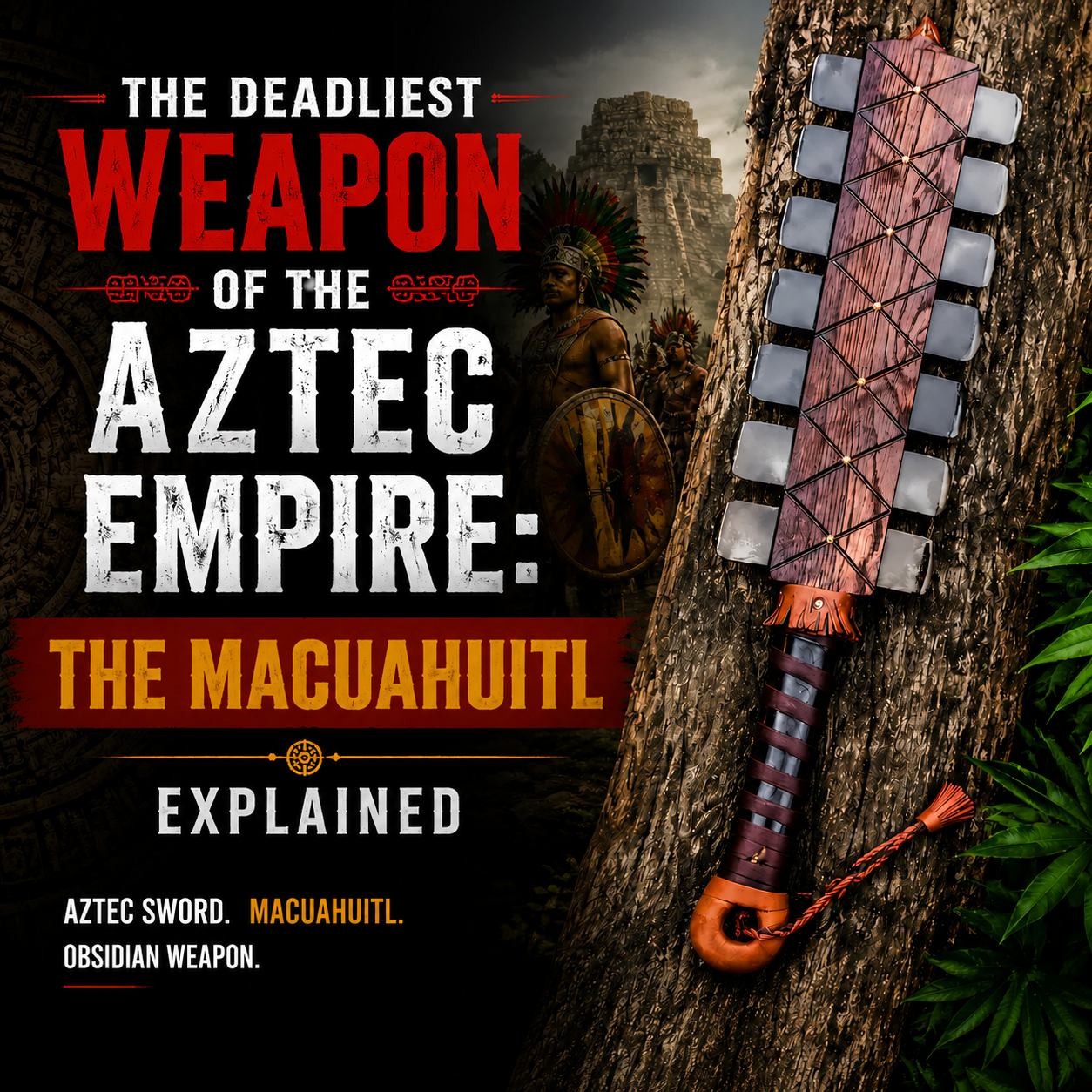 The Deadliest Weapon of the Aztec Empire: The Macuahuitl Explained