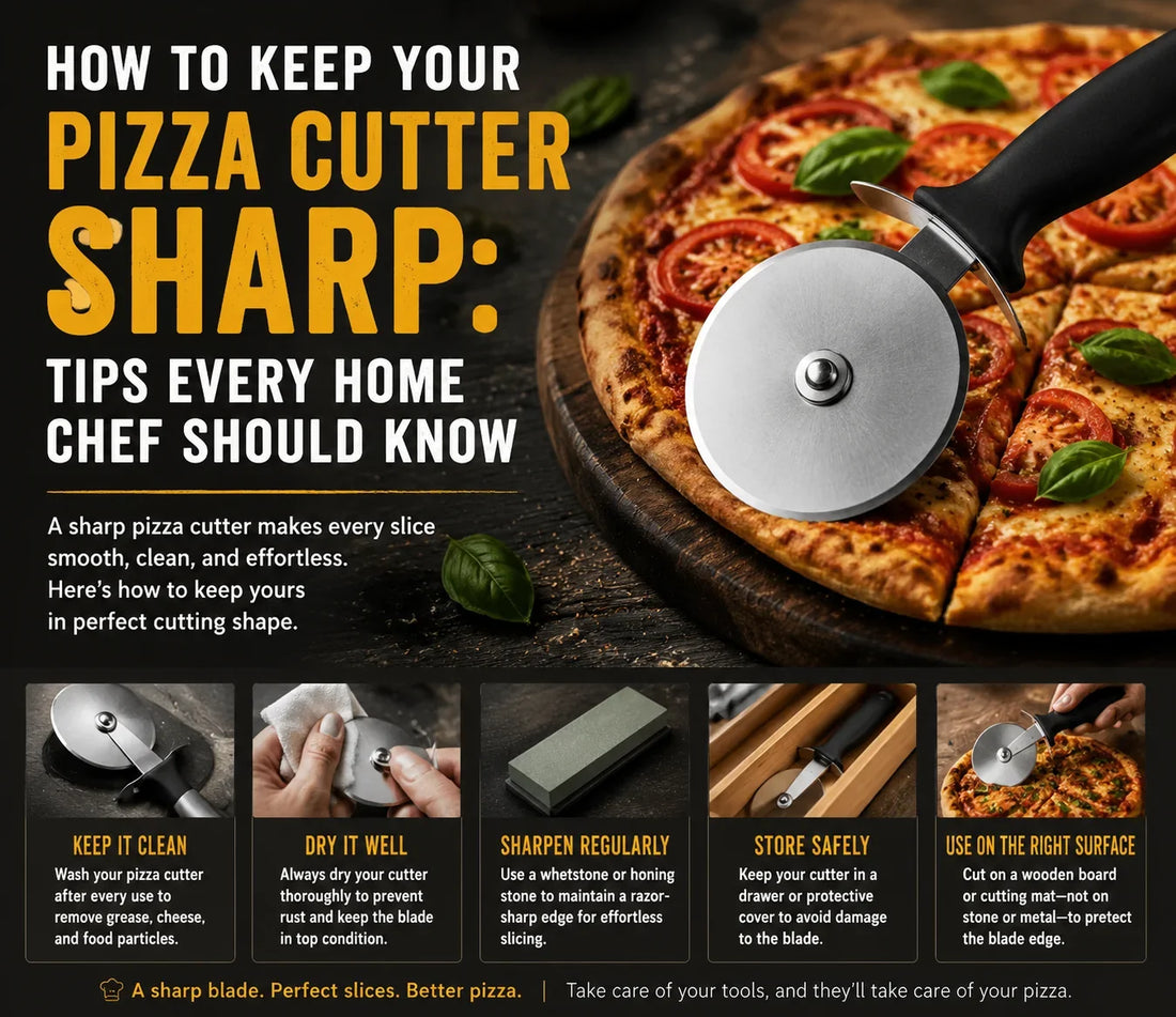 How to Keep Your Pizza Cutter Sharp | Best Pizza Cutter Tips