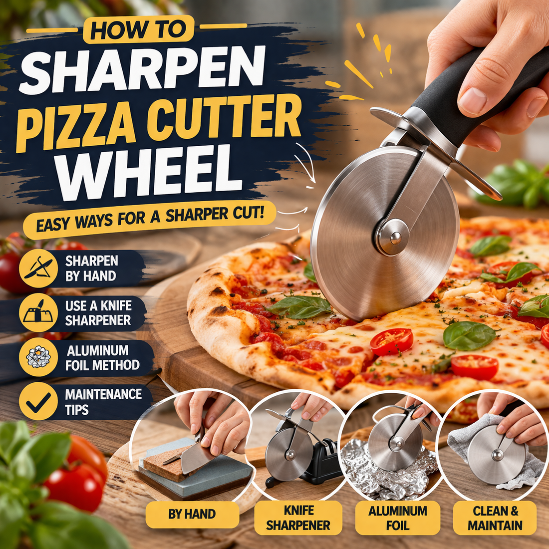 How to Sharpen Pizza Cutter Wheel: The Complete Guide to a Sharper, Safer Pizza Cutter