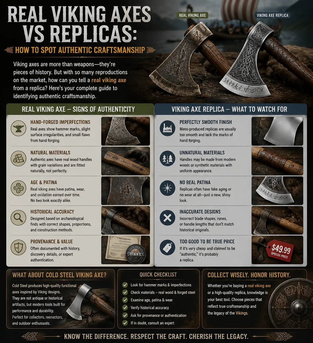 Real Viking Axes vs Replicas: How to Spot Authentic Craftsmanship
