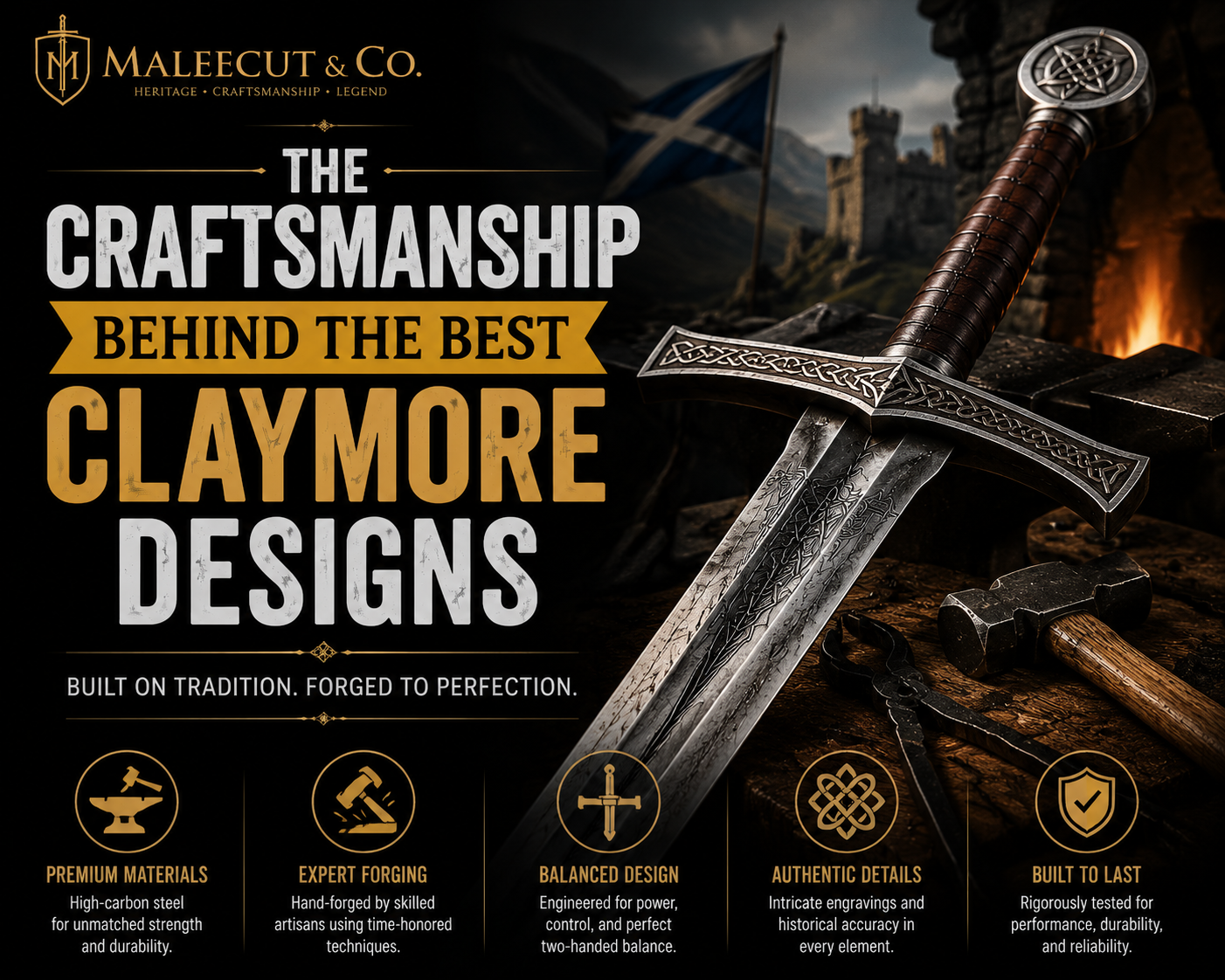History of Scotland's Most Legendary Two-Handed Sword Claymore Sword