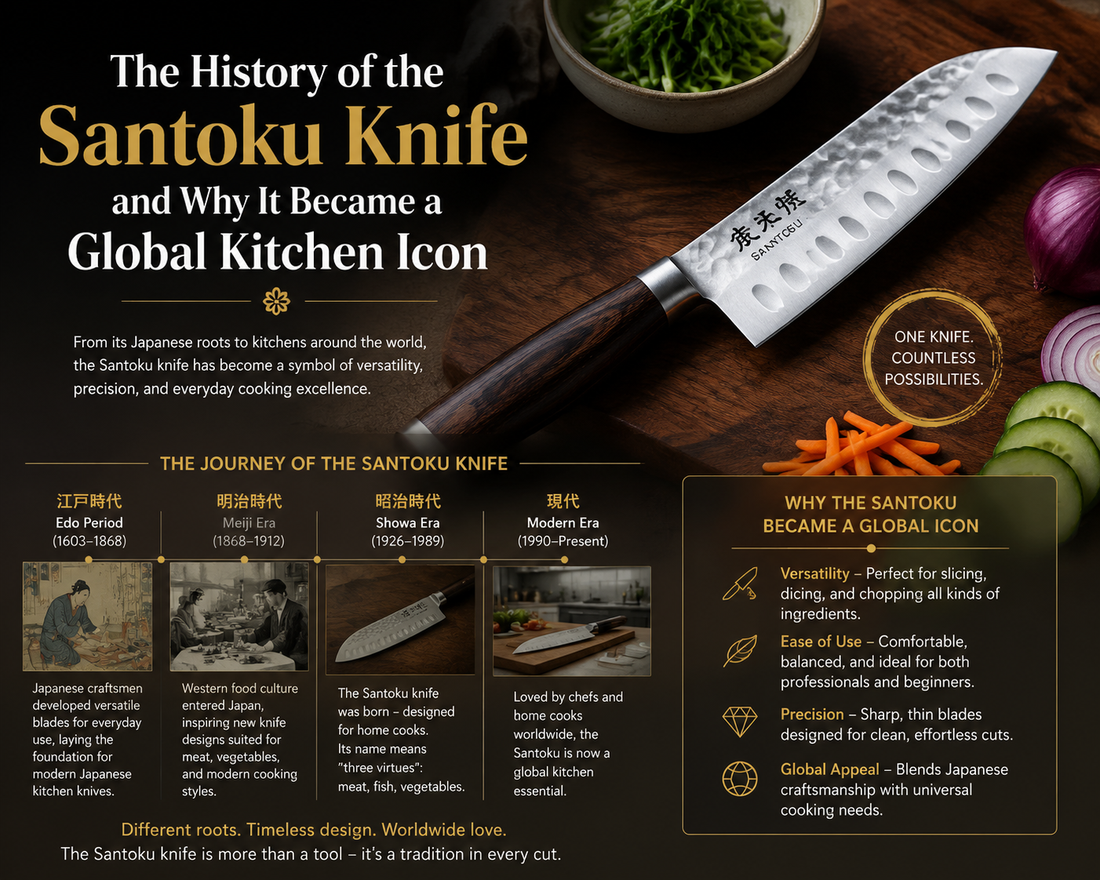 The History of the Santoku Knife and Why It Became a Global Kitchen Icon