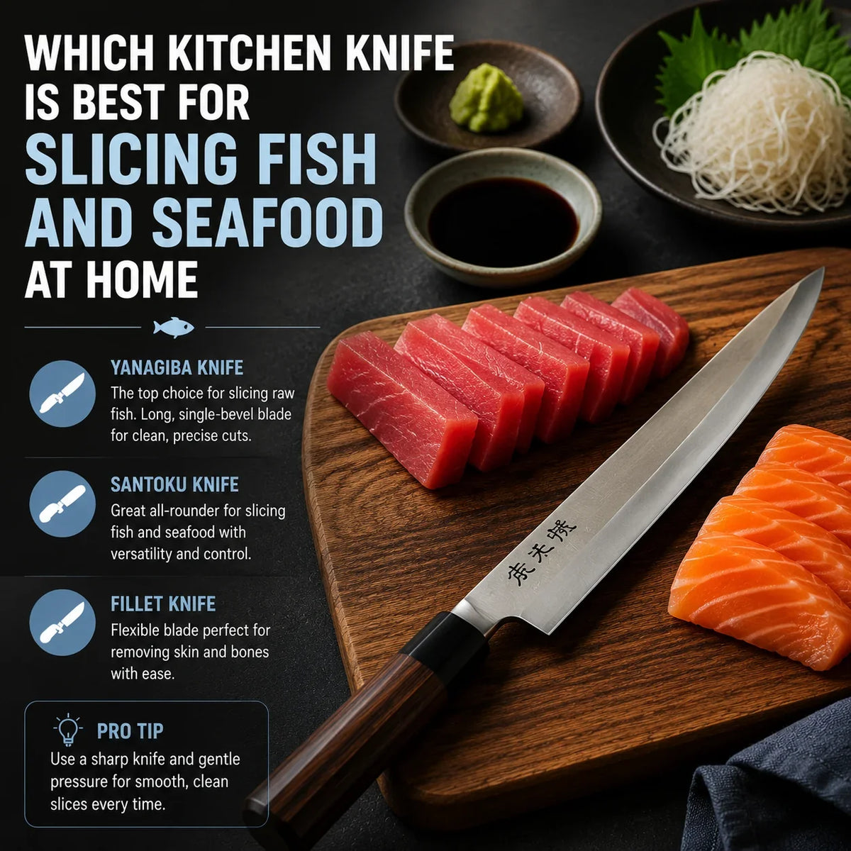 Which Kitchen Knife Is Best for Slicing Fish and Seafood at Home?