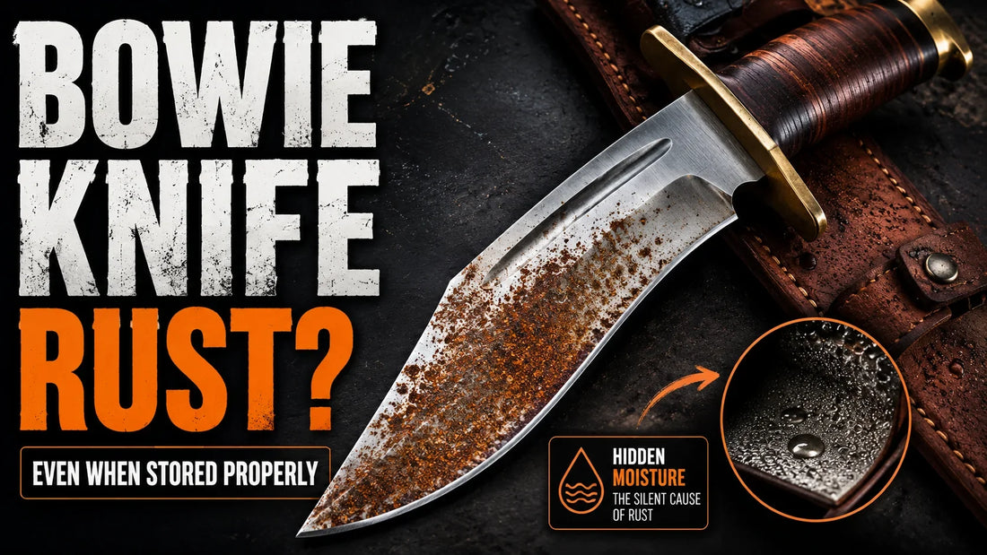 Why Bowie Knife Rust Appears Even When You Store It Properly