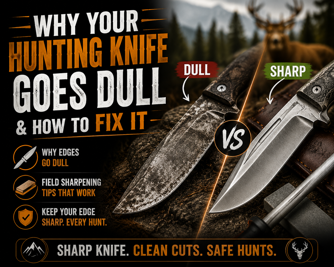 Why Your Hunting Knife Keeps Going Dull in the Field — And How to Fix It