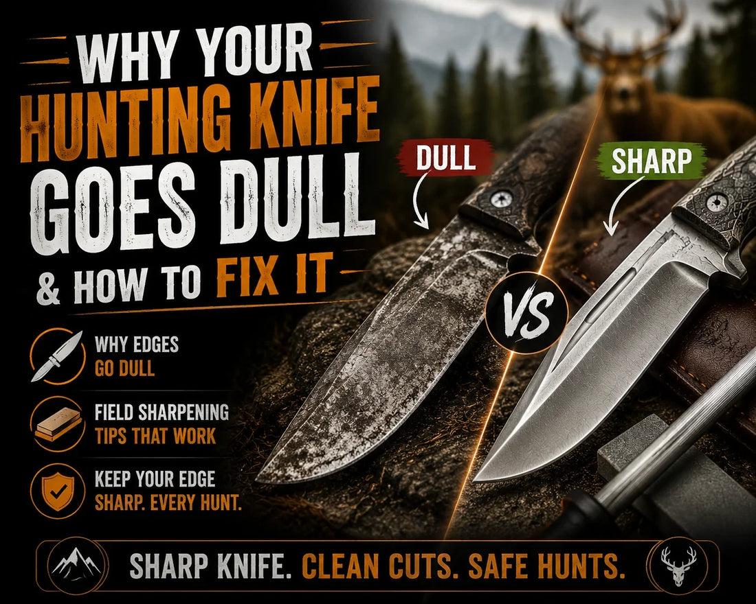 Why Your Hunting Knife Keeps Going Dull in the Field — And How to Fix It