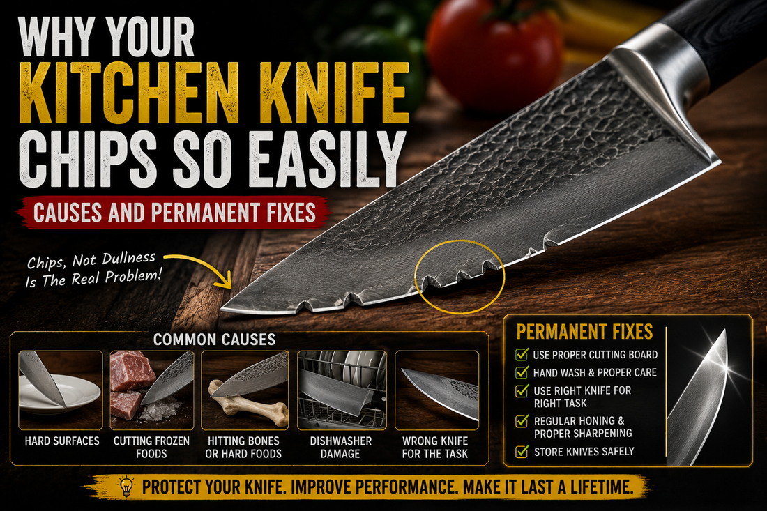 Why Your Kitchen Knife Chips So Easily - Causes and Permanent Fixes