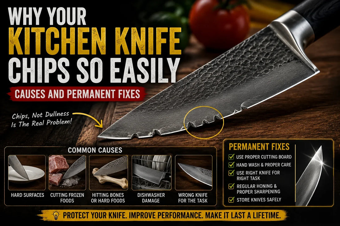 Why Your Kitchen Knife Chips So Easily - Causes and Permanent Fixes