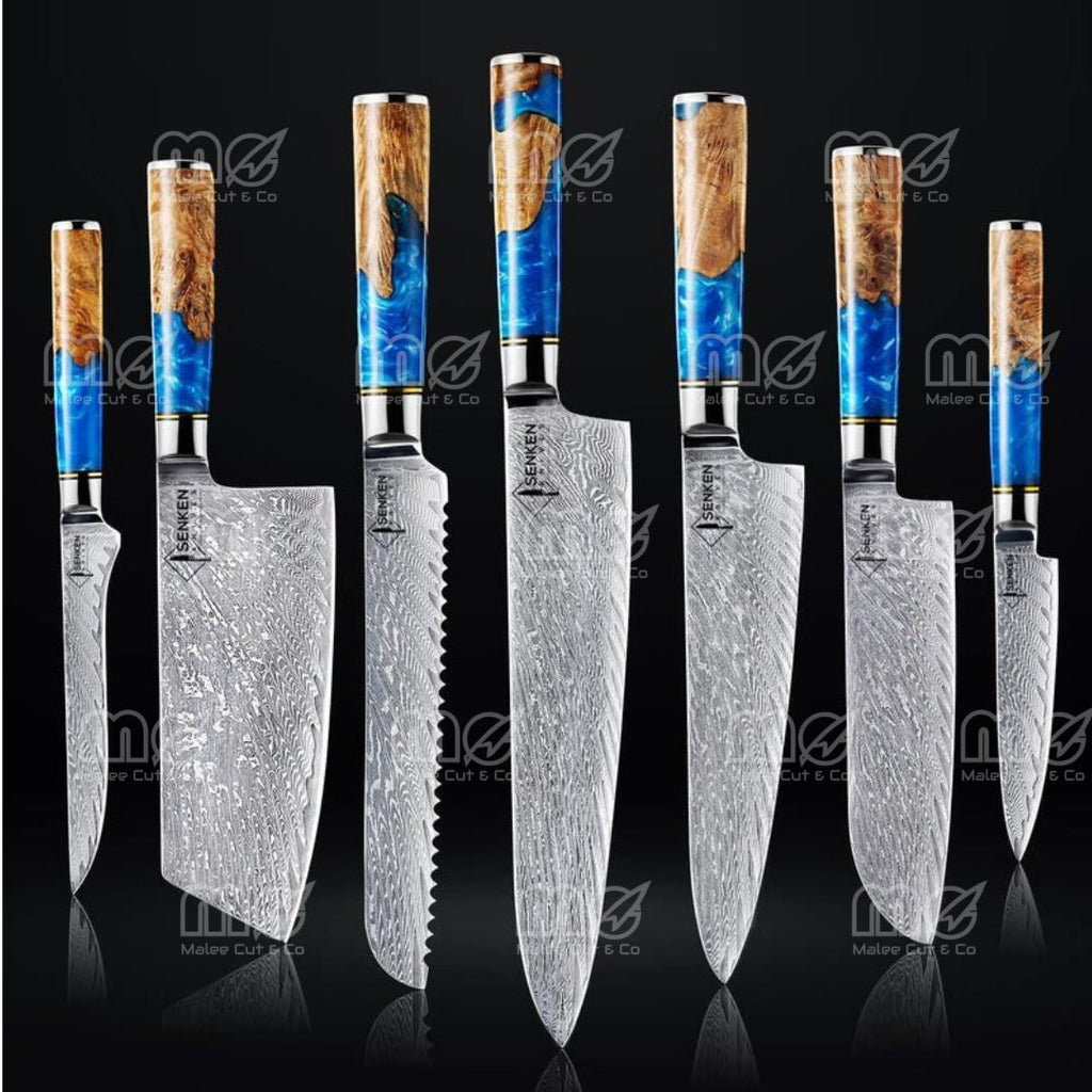 7-Piece Japanese VG10 Chef Knife Set