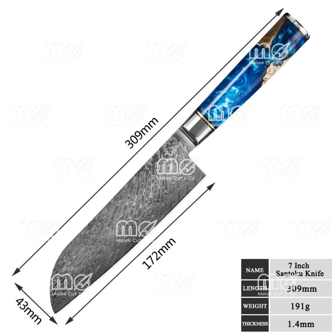 8-Piece VG-10 Japanese Steel Kitchen Knife Set