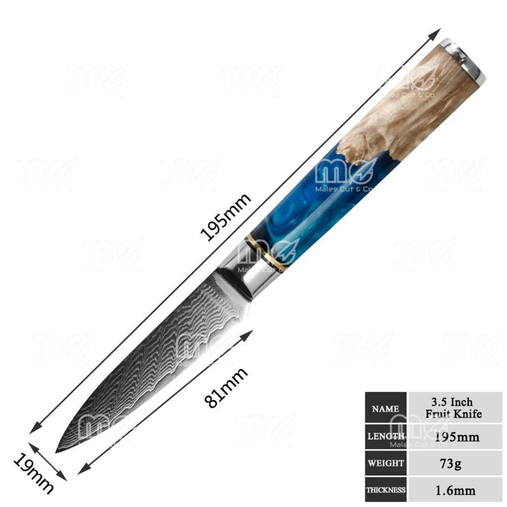 8-Piece VG-10 Japanese Steel Kitchen Knife Set