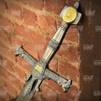 King Solomon Damascus Steel Sword