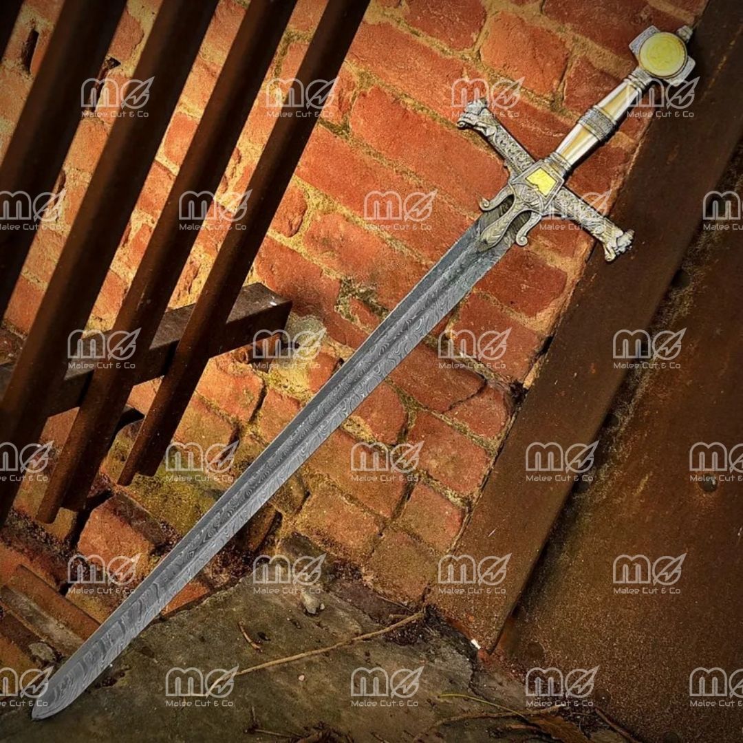 King Solomon Damascus Steel Sword
