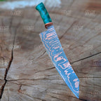 Handmade Copper Carbon Steel Chef Knife