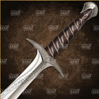 Hand-Forged Witcher 3 Geralt of Rivia Sword – Feline Steel & Silver Replica for Cosplay, Display, or Gifting