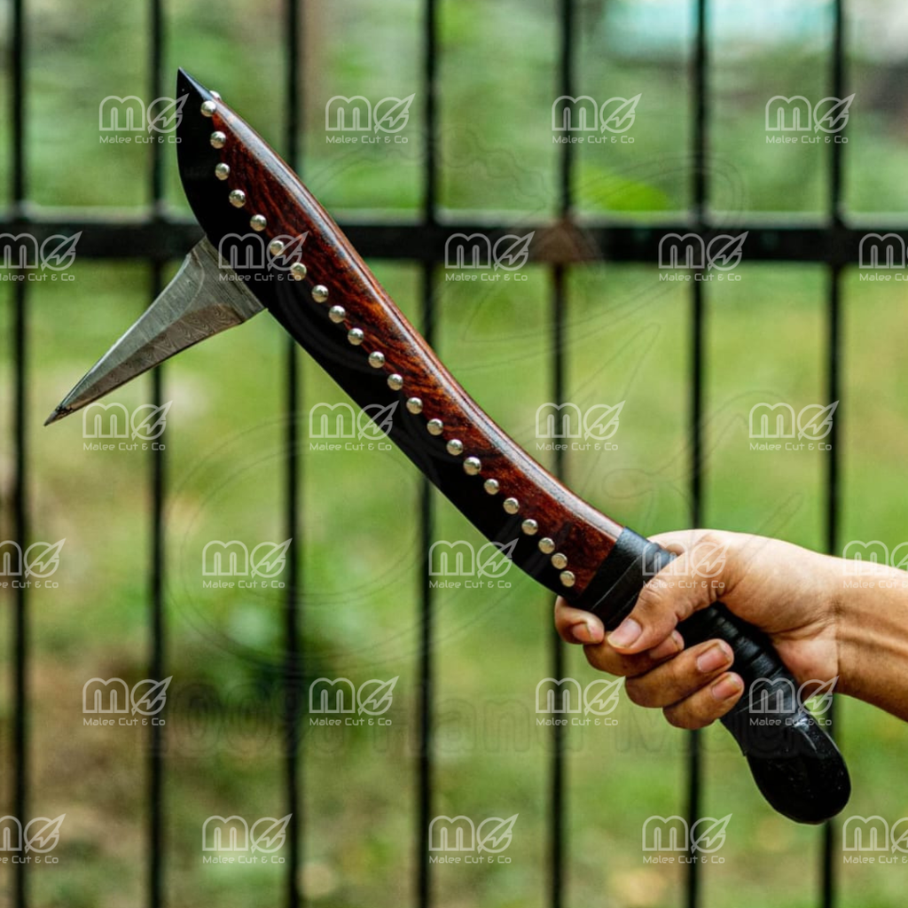 Handmade Damascus Steel Gunstock Club – Free Shipping