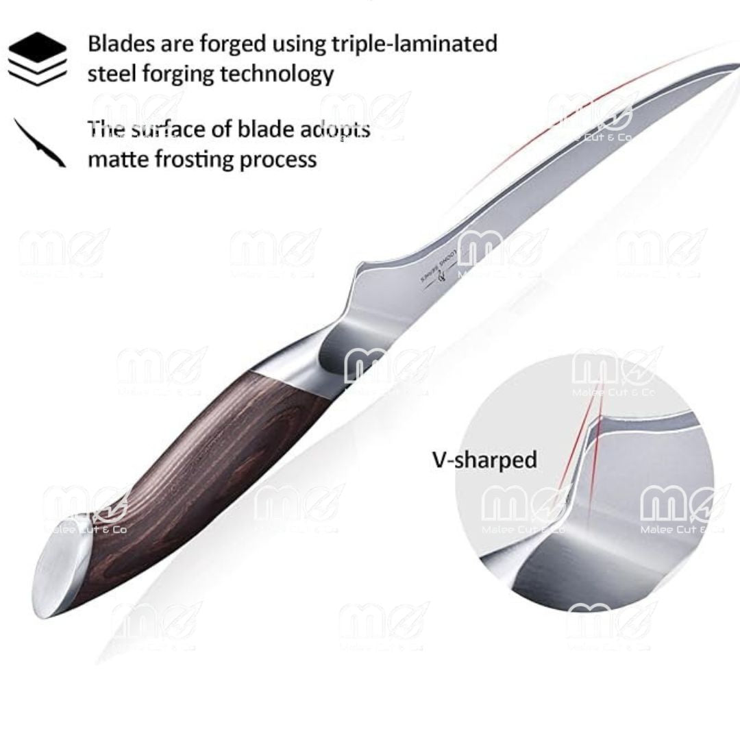 7-Inch Professional Fillet Knife – High Carbon Stainless Steel Boning Knife