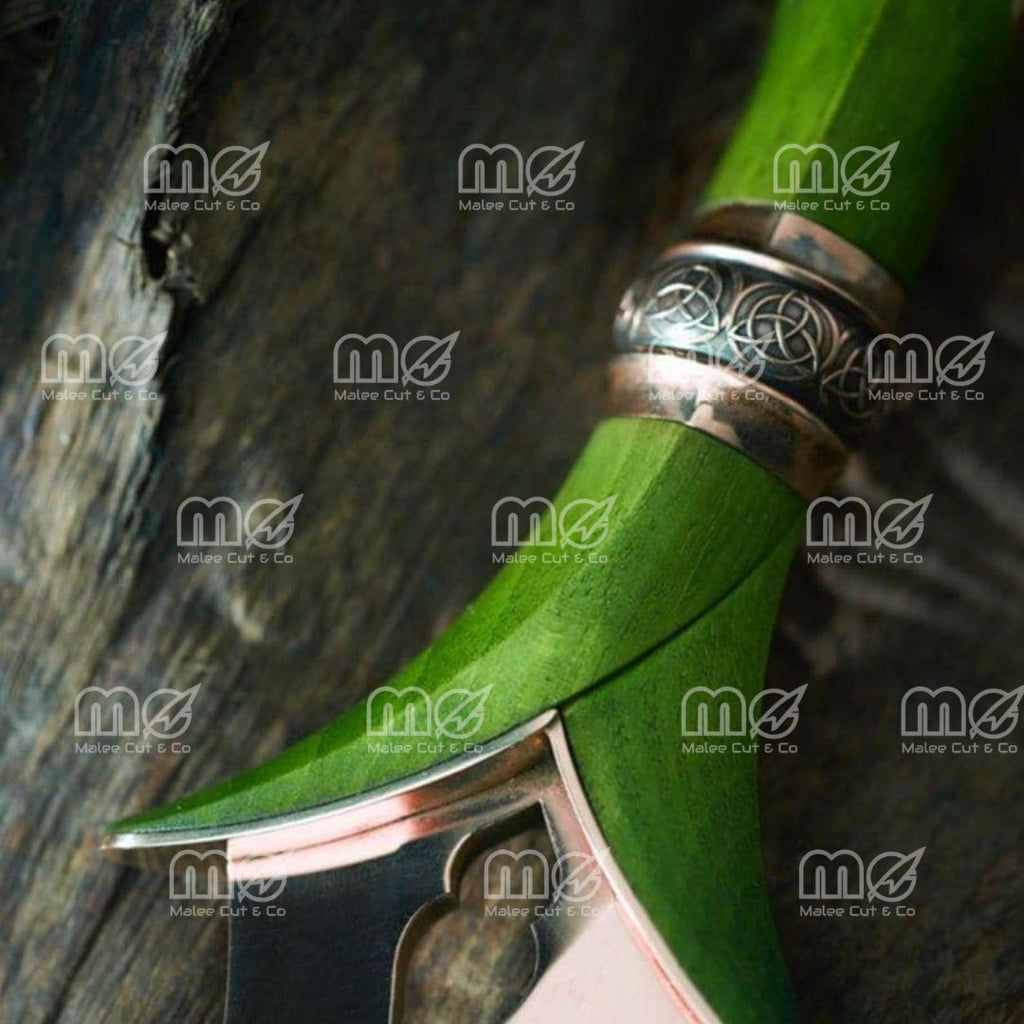 Personalized Hunting, Tactical & Bushcraft Knife – With Leather Sheath