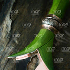 Personalized Hunting, Tactical & Bushcraft Knife – With Leather Sheath
