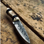 Custom Handmade Hunting Skinner Knife | High Carbon Steel with Stag Horn Handle