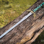Handmade Witcher 3 Wild Hunt Feline Steel Sword – Geralt of Rivia Replica, Cosplay Prop & Collector’s Gift