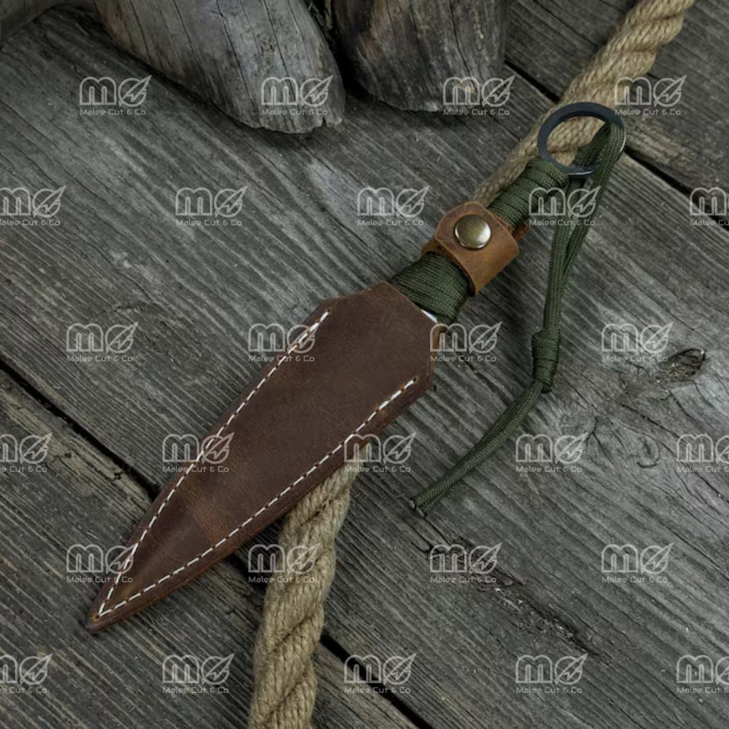 Hand-Forged Throwing Knife – Unsharpened Balanced Blade in 52100 Carbon Steel