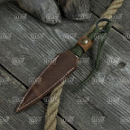 Hand-Forged Throwing Knife – Unsharpened Balanced Blade in 52100 Carbon Steel