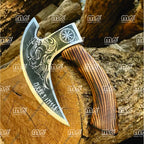 Hand Forged Viking Pizza Cutter Axe