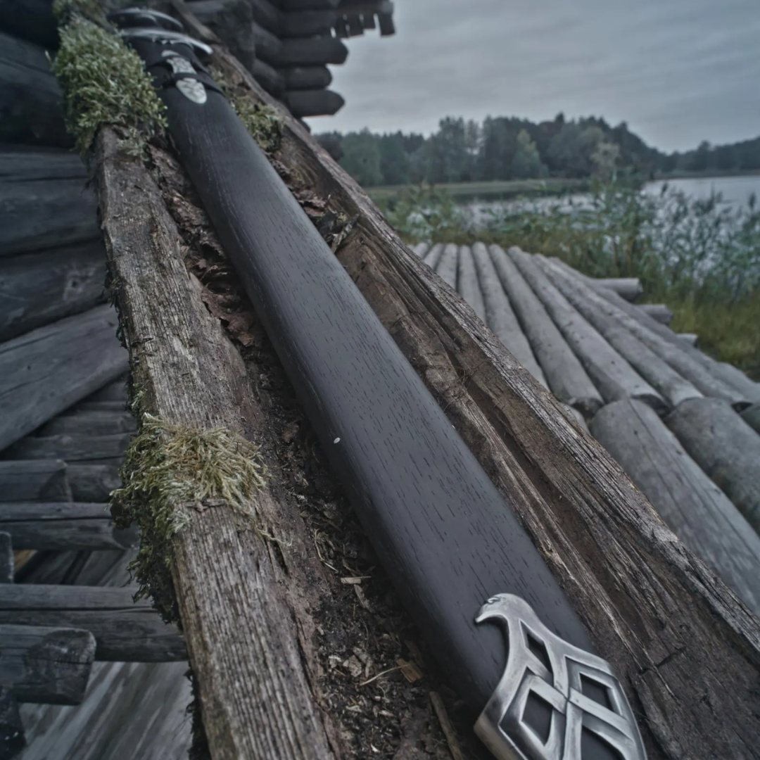 Custom Handmade Viking Sword – Damascus Steel Norse Guild Design