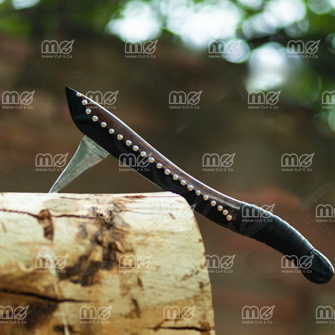 Handmade Damascus Steel Gunstock Club – Free Shipping