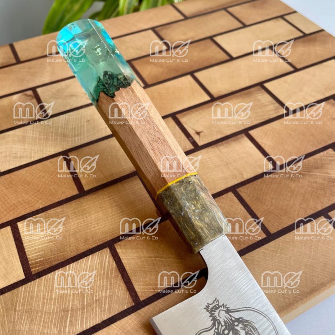 Handmade Dragon Kiritsuke Chef Knife – Carbon Steel Blade