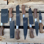 Handmade J2 Steel Chef Knife Set