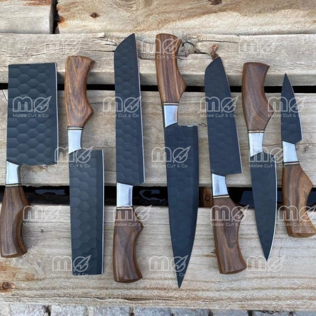 Handmade J2 Steel Chef Knife Set