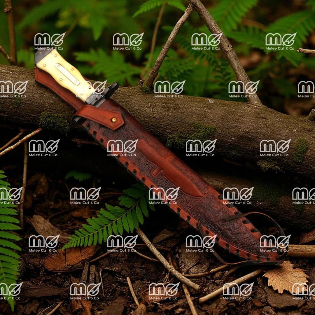 Hand Forged Large Bowie Knife