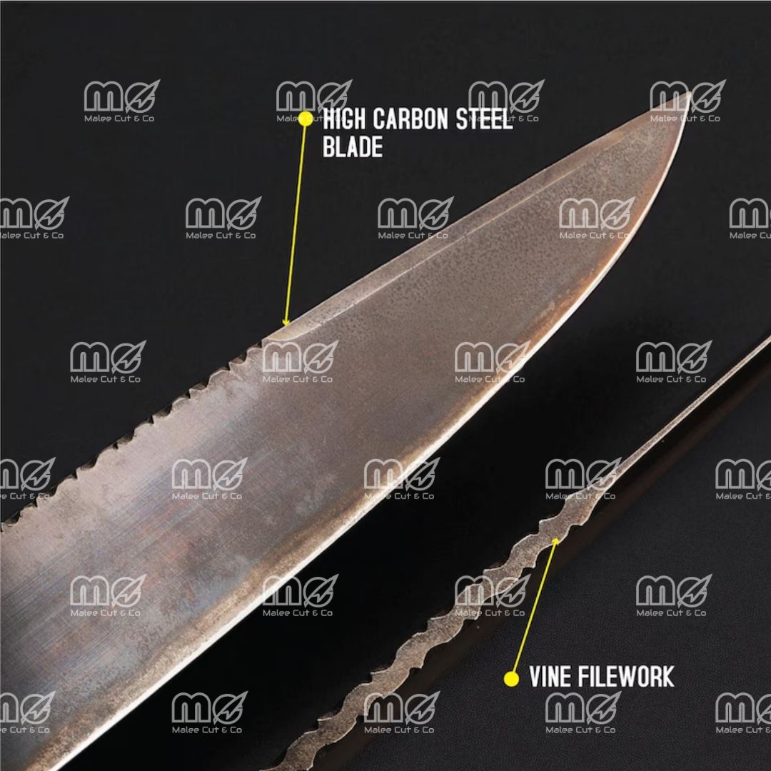 Hand Forged Large Bowie Knife