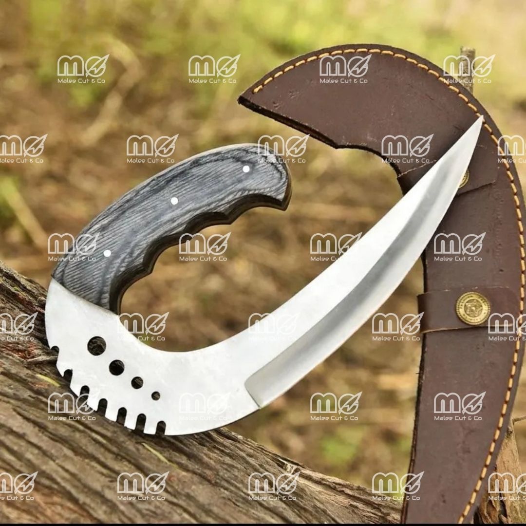 Alaskan Ulu Handmade Carbon Steel Pizza Cutter