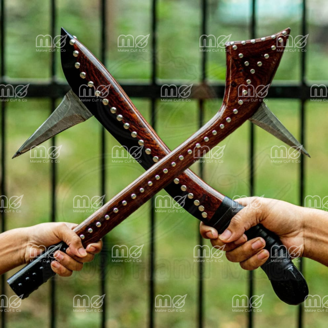 Handmade Damascus Steel Gunstock Club – Free Shipping