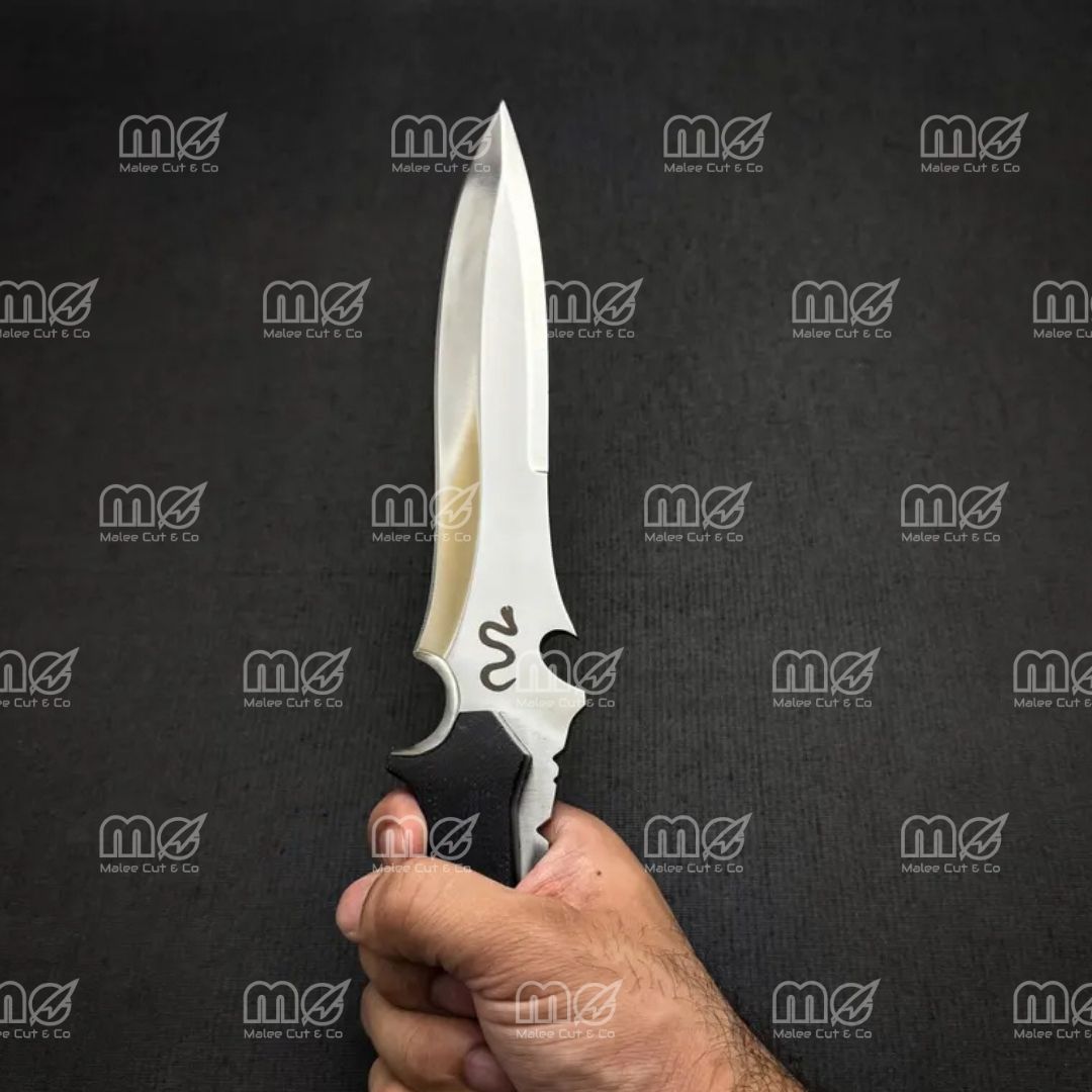 Jack Krauser Replica Hunting Knife – Premium RE4 Remake Prop With Leather Sheath