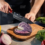 16-Piece Acacia Wood Knife Block Set