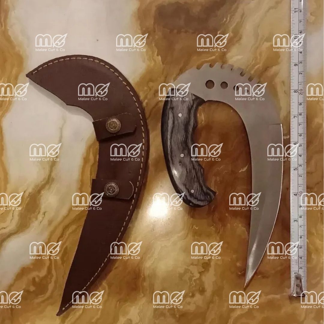 Alaskan Ulu Handmade Carbon Steel Pizza Cutter