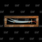 Handmade Zulfiqar Sword – Traditional Carbon Steel Imam Ali Sword With Velvet Handle