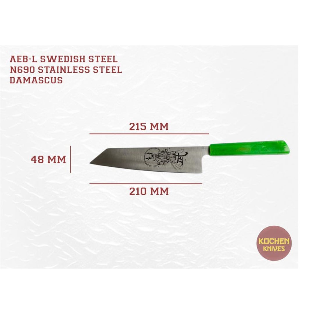 Handmade Dragon Kiritsuke Chef Knife – Carbon Steel Blade