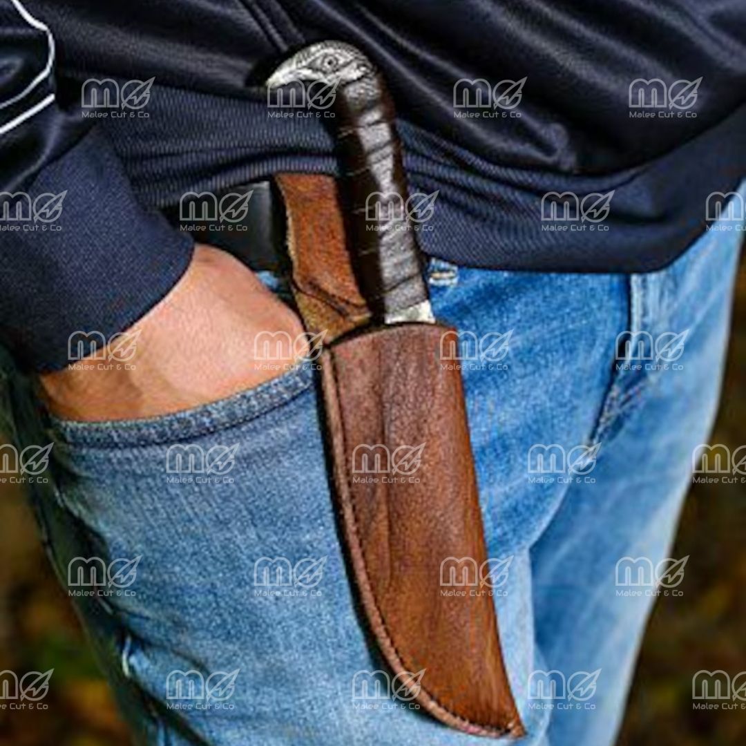 Valyrian Custom Carbon Steel Hunting Knife – Fixed Blade With Personalized Engraving