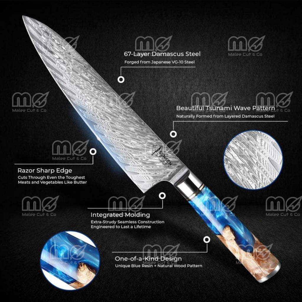 7-Piece Japanese VG10 Chef Knife Set