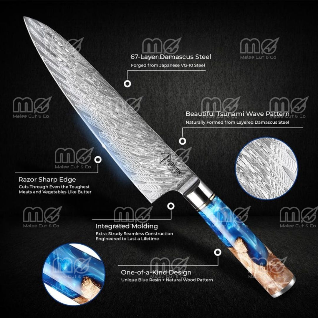 7-Piece Japanese VG10 Chef Knife Set