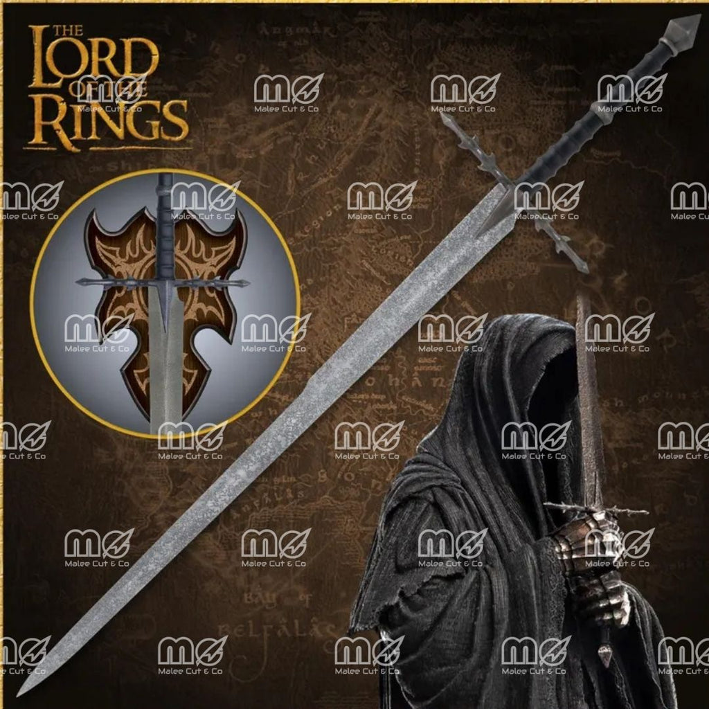 Handmade Ringwraith Sword Replica | Lord of the Rings Inspired Fantasy Blade | Collectible, Cosplay, & Display Gift