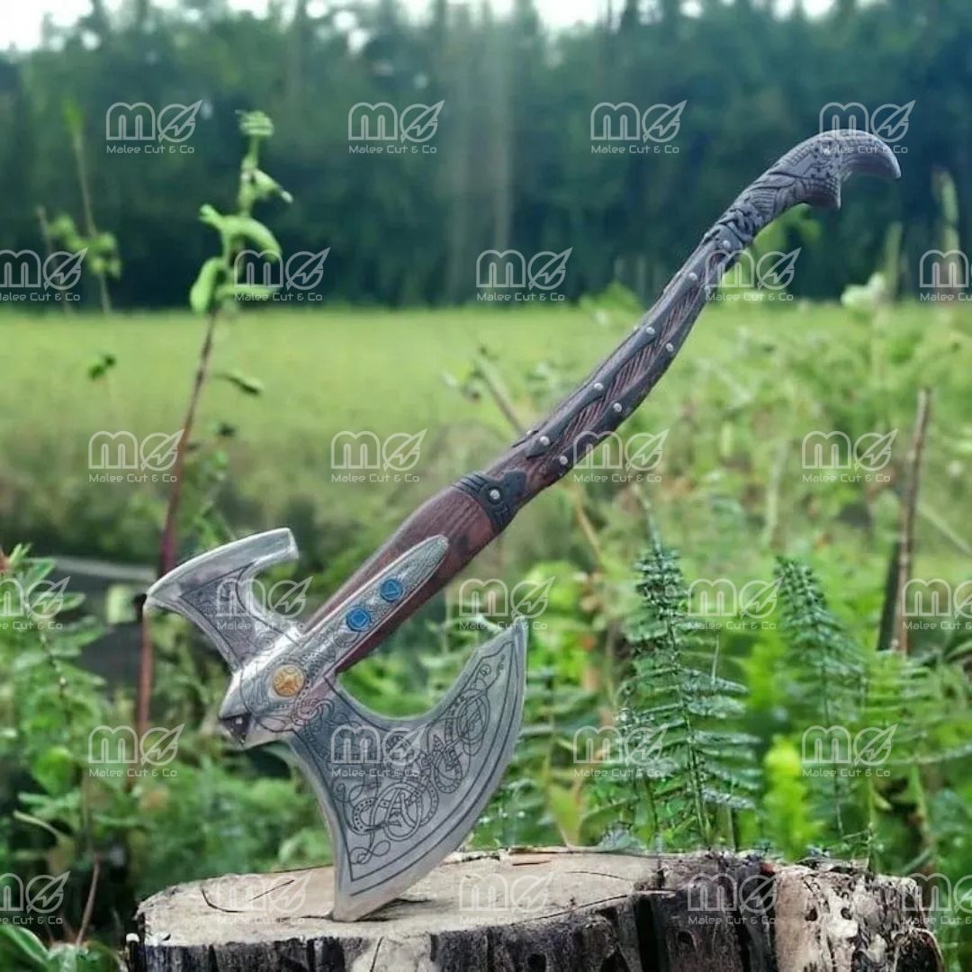 Hand Forged Replica Axe – Handmade Functional GOW Axe